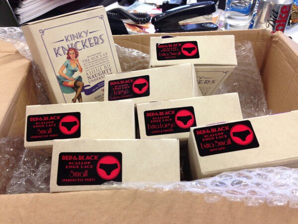 Kinky Knickers have arrived to send out to all our lovely <a href="/Benefit_UK_IRE/">FORMERLY Benefit UK</a> #makemyvalentines #comp winners!