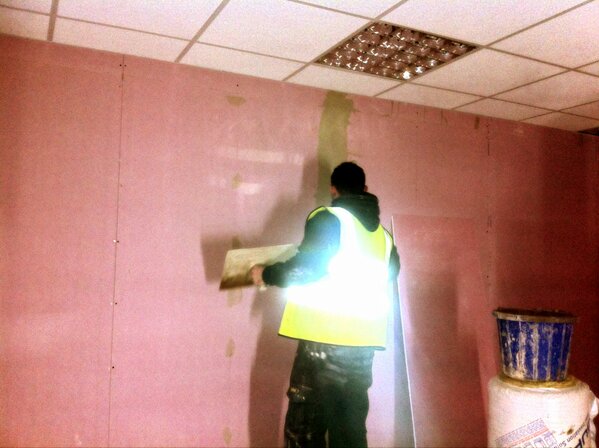 FieldsConstruc's tweet image. Boys working hard on something special in unit a1 lakeview, business park, lamby way @Jenifois7