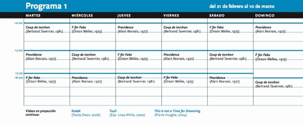 Nuestro 1er programa está ahora en proyección!