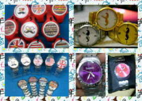 Via @TheLittleFams: #Jualmurmer jam cantik2 custom, jelly custom 45rb,denim custom 40rb, dn 50rb lainnya pin:3279C5FE