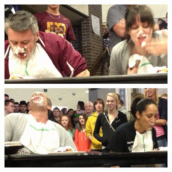 graceee_watson's tweet image. I love our school :) #PieEatingContest