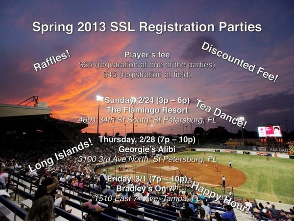 SuncoastSftbll's tweet photo. Registration parties information is in!!! http://t.co/GxLmgKBSNU