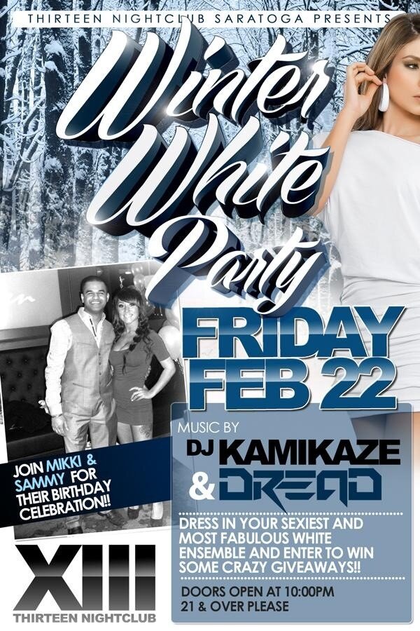 Winter White Party TONIGHT!
Happy Birthday Sammy &amp; Mikki!!!