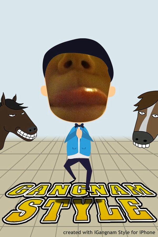 BrylynnP's tweet photo. Check out iGangnamStyle app for iPhone via @addthis annoying picture http://t.co/ujuAS4HiIb