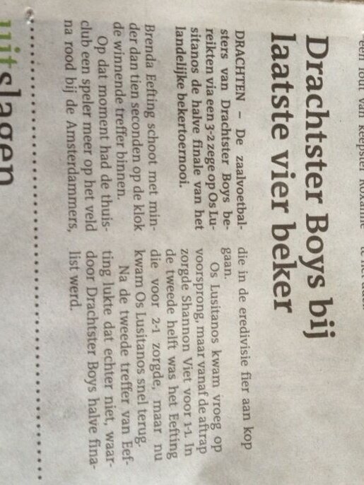 DFTda1's tweet image. 'Drachtster Boys bij laatste vier beker' #landelijkebeker #DFT1 #draosl