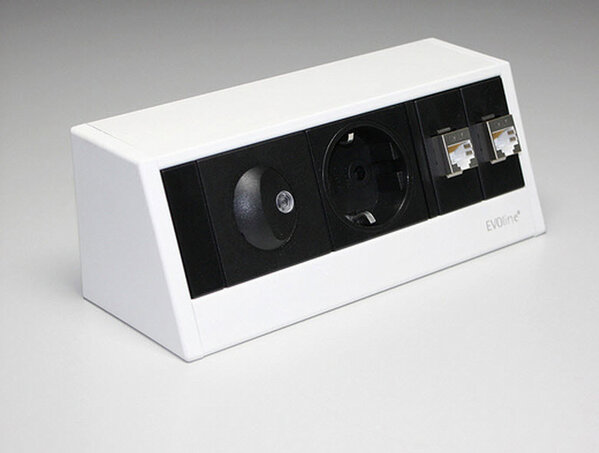 CnectStore's tweet image. New WHITE EVOline products, Dock and R-Dock. Availability, April 2013.