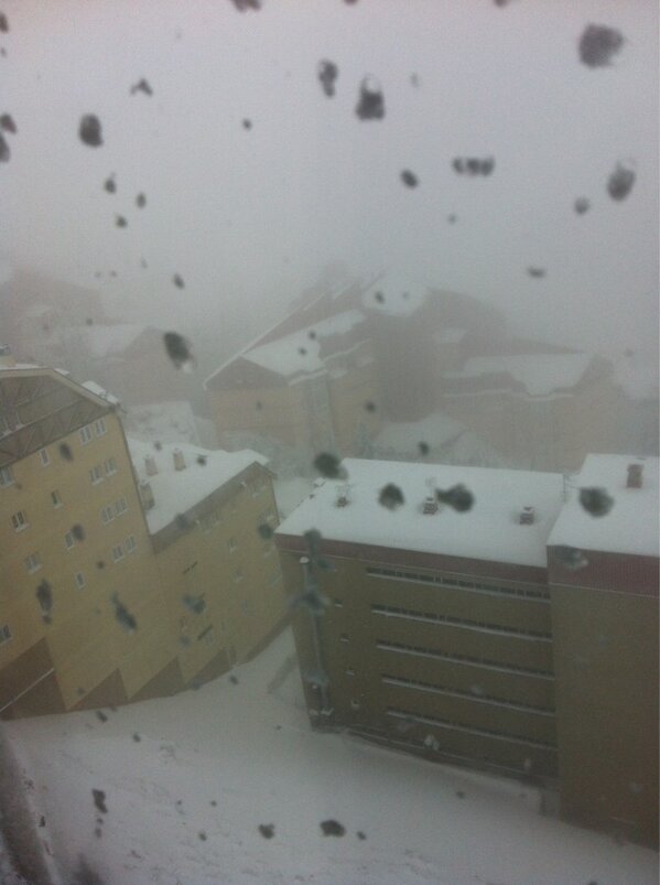 Manu_Lou_7's tweet photo. Despertar en sierra nevada, nevando, con niebla y riesgo alto de avalancha con @helenajulo @Choly__ http://t.co/2IZNS0r9Hk