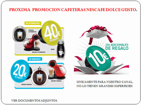 CASADIAZ2's tweet photo. NUEVA PROMOCION DOLCE GUSTO http://t.co/UeyCo8LLDN