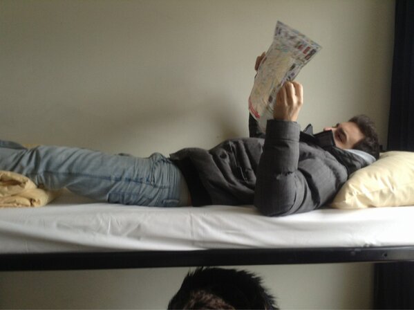 Mariano preparando el planing de la tarde en Amsterdam <a href="/MartitaTrece/">marta barcelo</a>