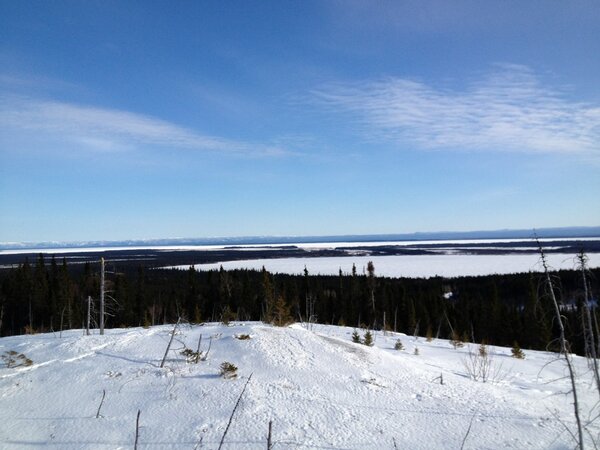 raymay38's tweet photo. Beauty day on the big land! Snow shoeing with @BradleyBaker6 <3 http://t.co/X6CzlhXWM1