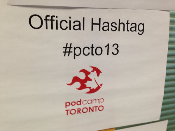johncpiercy's tweet image. Official Podcamptoronto Hashtag #pcto13