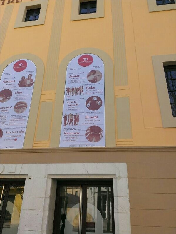 Ja sortim al Cartell del Teatre Principal de Vilanova