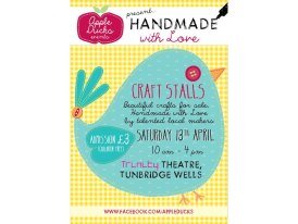 exclusivelyr's tweet image. Craft Fayre in Tunbridge Wells -  beautiful handmade items for sale. Saturday 13th April 10am  at Trinity Theatre