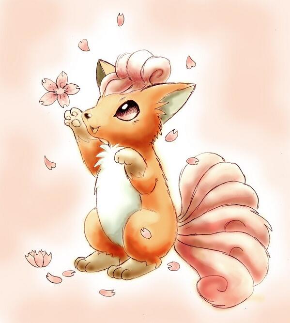 LC_Yoonjo's tweet photo. VULPIX MY BABY OUO❤ http://t.co/BUSAFmigAS