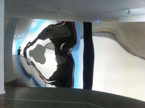 Tip#1: This exhibition ranks with MONA or a Collingwood flag as 10/10 on the sensory fulfillment scale #anishkapoor