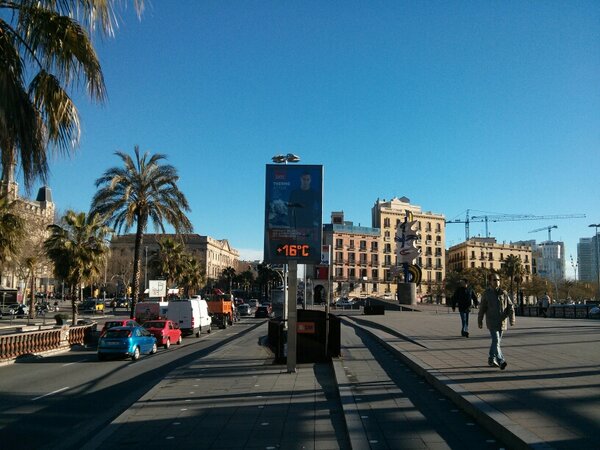 And that's why you life in Barcelona...