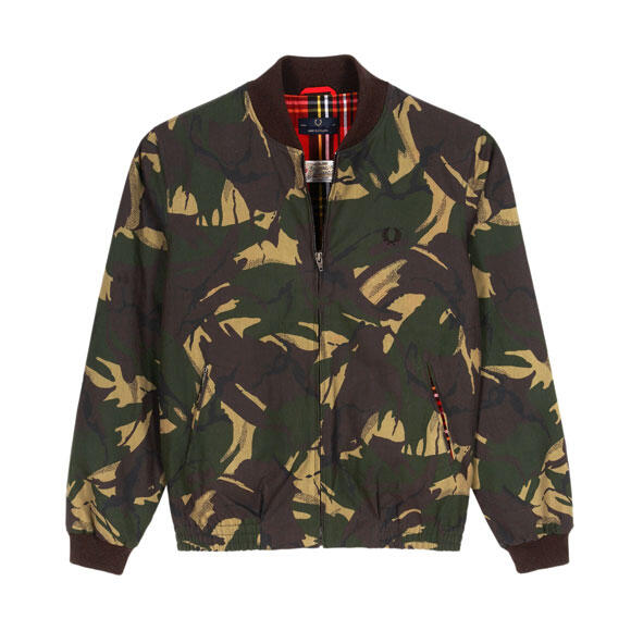 fred perry camo jacket