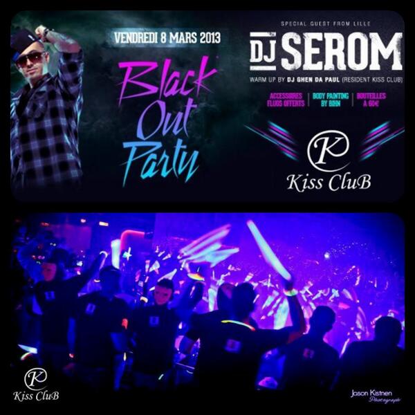 KClubKehl's tweet photo. KISS CLUB CE SOIR // BLACK OUT PARTY ! SPECIAL GUEST *DJ SEROM* ...IT'S GOIN' DOWN !!! #KissClub #BlackOutParty http://t.co/CjyFKKr5vj