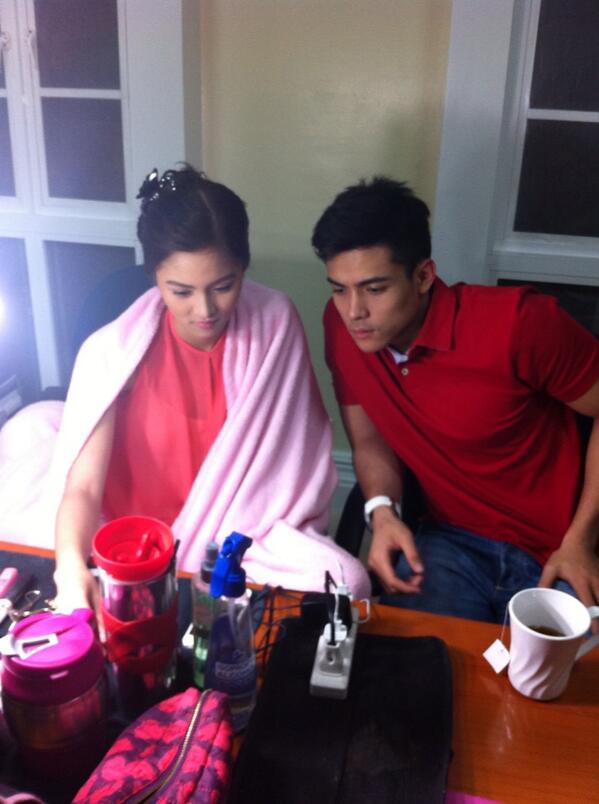 follow_and_like's tweet photo. Kim Chiu &amp; @XianLimm #inakapatidanak #ikabts http://t.co/rQdNyINI6V