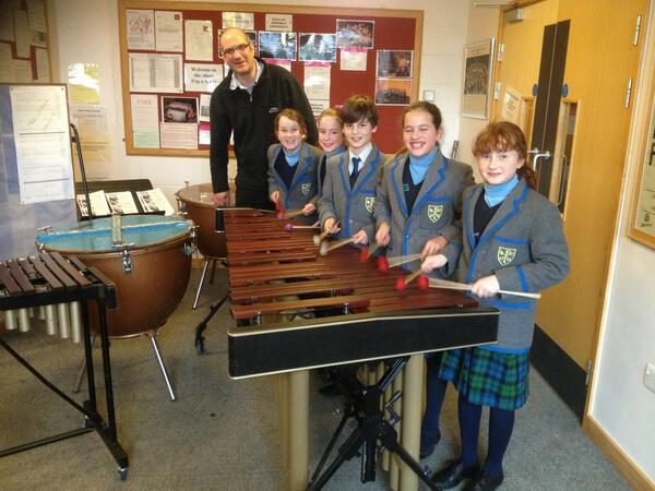 Pinewood School U12 percussion ensemble @ Abingdon school Semi today.