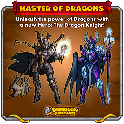 Dungeon Rampage on X: The new Dragon Knight Hero is now available