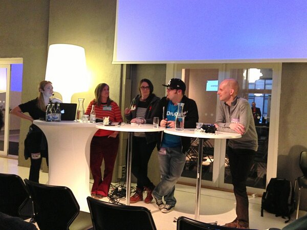 Banezaka's tweet photo. Questions to the pros #drupalsthlm http://t.co/1AE3zKH7yd