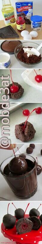 mobde3at's tweet photo. بوب كيك بحشوة الكرز.... http://t.co/nGjmwFK7Kf