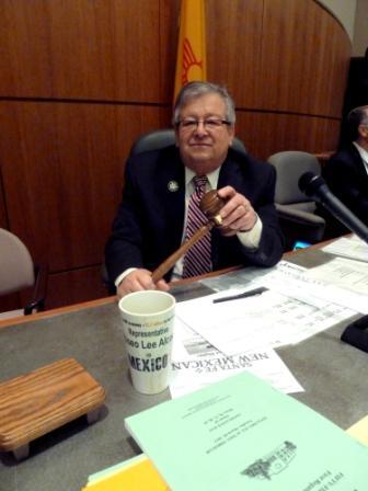 Sitting in as Speaker during Cibola County Day at the Legislature!