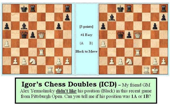 Chess Exam: You vs. Bobby Fischer: by Khmelnitsky, Igor