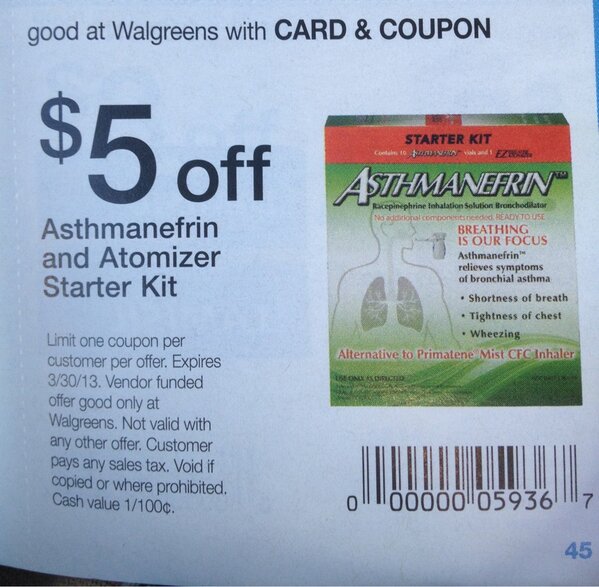 Primatene Mist Coupon