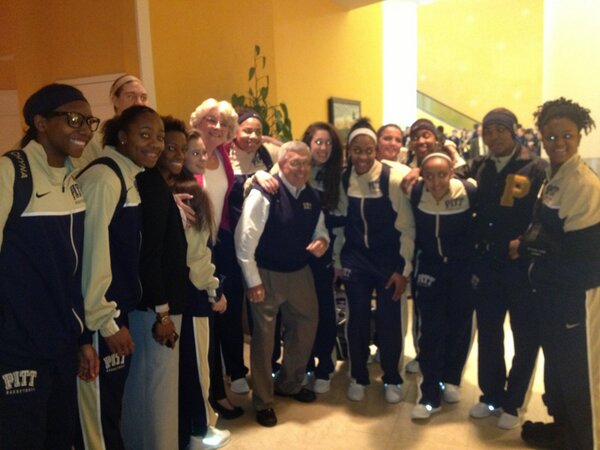 En route to the BIG EAST tournament ! Hail to pitt
