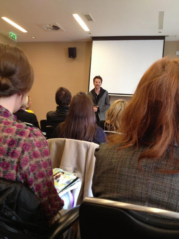 Helenaok1's tweet photo. @THEIACOUTURE speaking at @KFW2013 what an ambassador for Ireland and Kerry!! #inspirational http://t.co/hGPWqQndTT