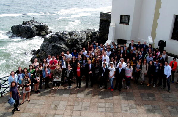 UVM_Chile's tweet photo. Bienvenida a los Estudiantes Internacionales del Semestre Otoño 2013 en la Universidad VIña del Mar #StudyAbroad http://t.co/ZJu8FLImU4