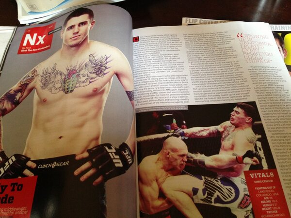 Look who's in @ufc magazine #australia! @ufcmagoz @IngrainedMedia @MMAAdvertising @factoryXmt