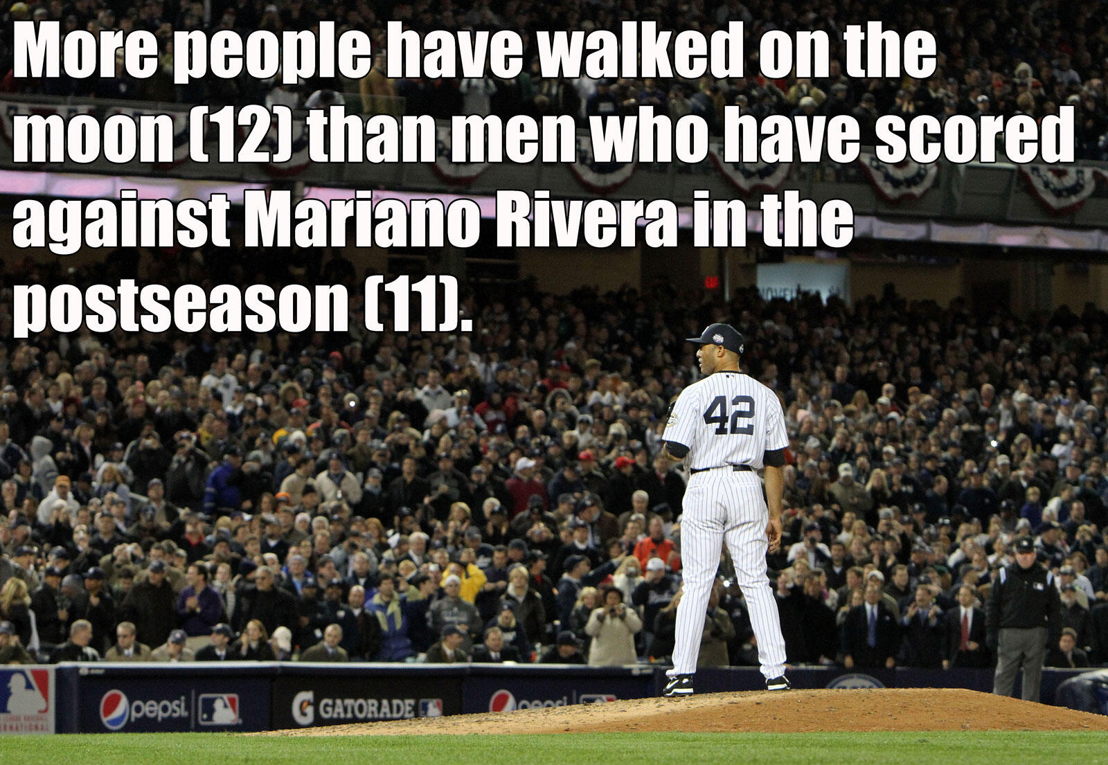 Bleacher Report on X: Here's a mind-blowing stat about Mariano Rivera's  postseason career (h/t @MikeAndMike, @reddit)  / X