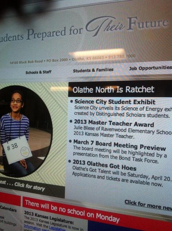 V_Bringit's tweet image. School district called North Ratchet. #OlatheNorth #Northproblems
