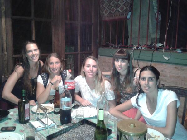 Hanging out with the girls! Good food good company