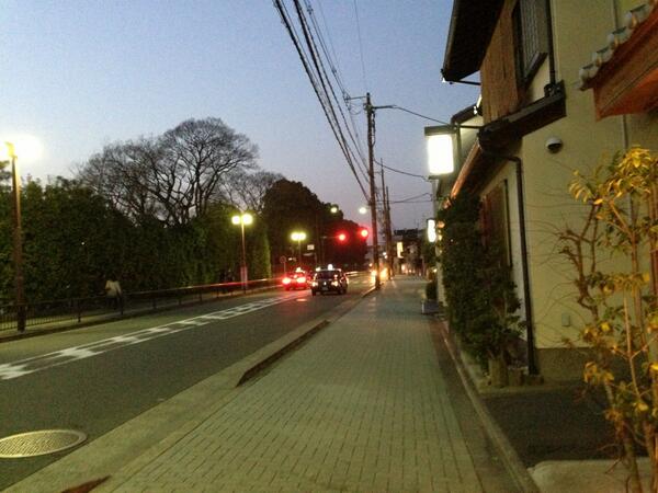 HappyTravelJP's tweet image. Kyoto pic - Okazaki-dori street (岡崎通り)