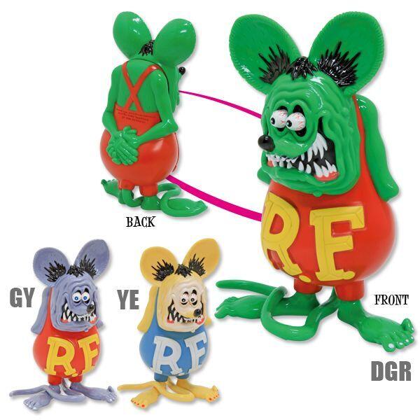 Rat Fink Soft-Vinyl #kaiju #sofubi statue limited stock. Made in
