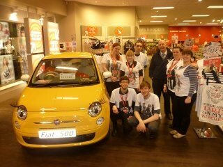 Drop in at TK Max in Newport this weekend, see our cheeky Fiat 500 and support Comic Relief..