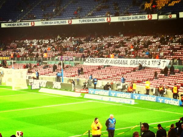 RogerSaperas's tweet photo. Gol Sud del Camp Nou. #frac1 http://t.co/8PtxK7PhVa