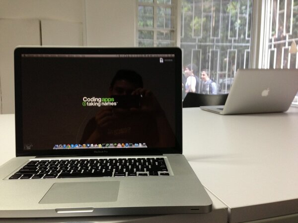 lonecat's tweet image. At engager&apos;s hackathon #CodingApps