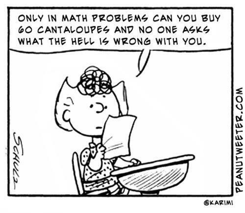 ladydevillion's tweet image. Math Humor:) #mathwordproblems