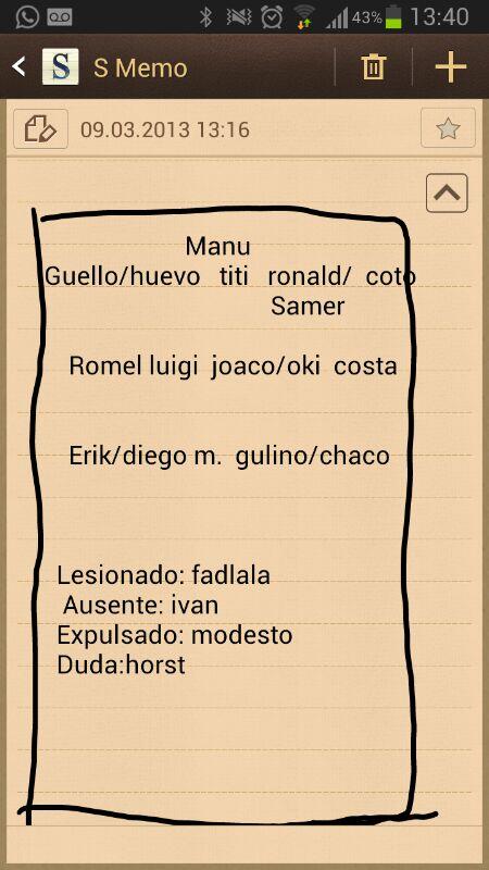 ExaInter2010's tweet image. Este es el esquema tactico hecho por el mister @maurigulino