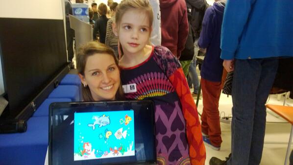 KattyVerresen's tweet image. Girl power #coderdojobelgium #shegoesict