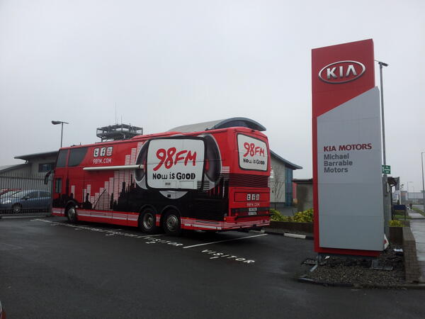 A great day. Thanks to 98fm and all the crew. <a href="/98fm/">98FM</a> @kiaireland