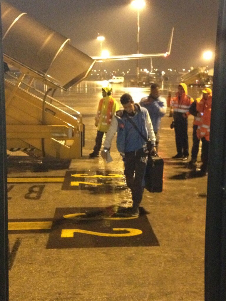 Napoli arrivato a Verona: la foto 34