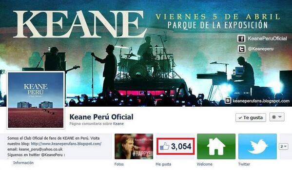 Richard_H's tweet image. amazing! RT @KeanePeru: our fb page got over 3000 likes! #extremelyhappy #seeyousoon goo.gl/rUxwX