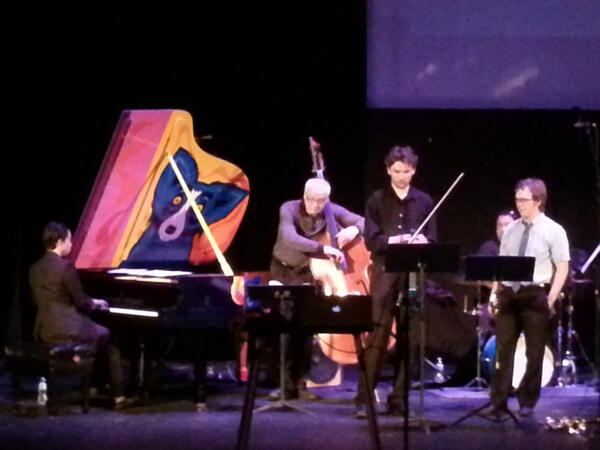 terryventureguy's tweet photo. #TEDXLSU Jazz Quintet to kick things off! http://t.co/Z606v8MXWo