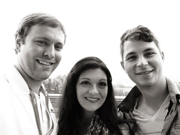 The_AlexBrown's tweet image. I miss y'all already -&amp;gt; @imsosarah and @kylelagunas on the #rooftop at #KloutSXSW -&amp;gt; see you soon!